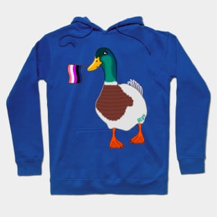 Dustin The Gender Fluid Duck Hoodie